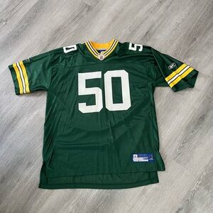 Green Bay Packer AJ Hawk Jersey